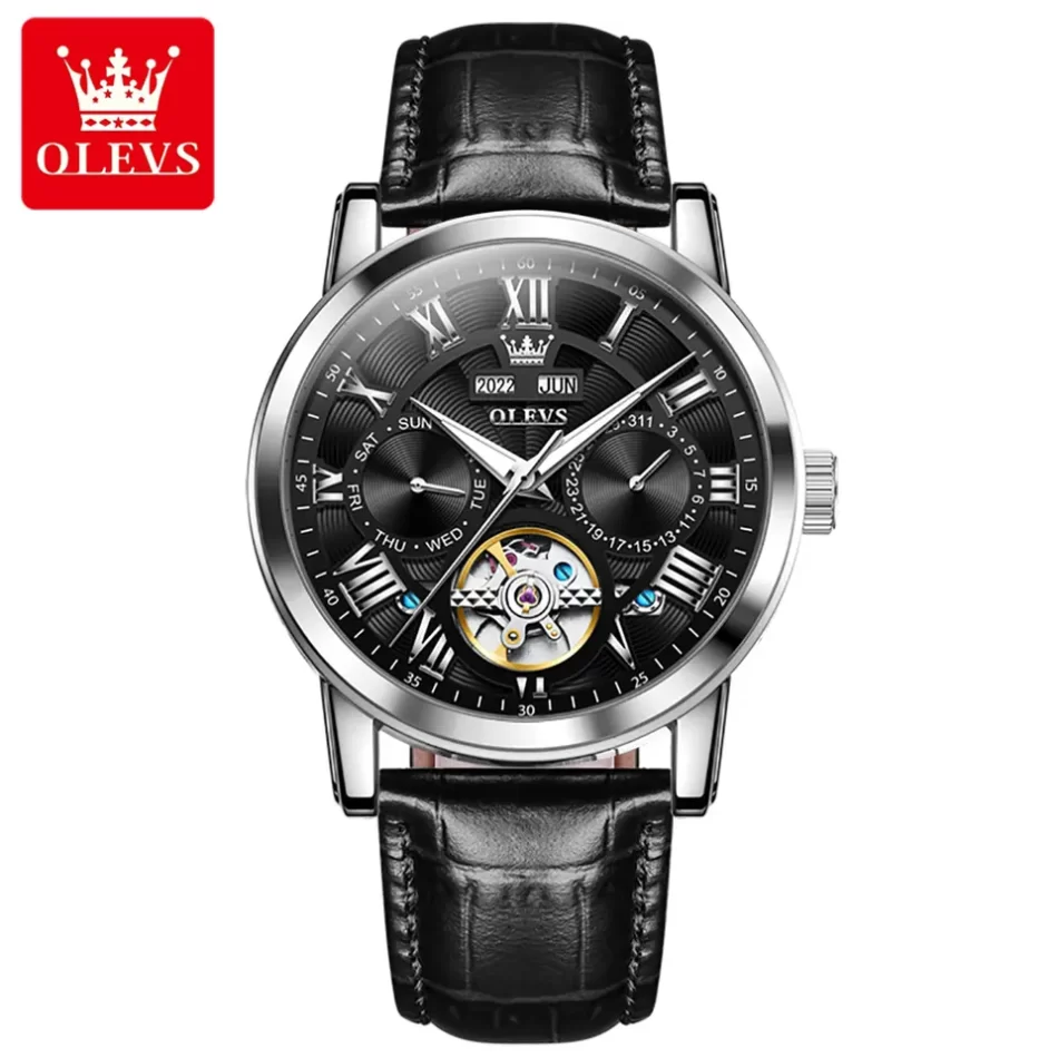 Olevs Men's Watch 6668 - Image 8