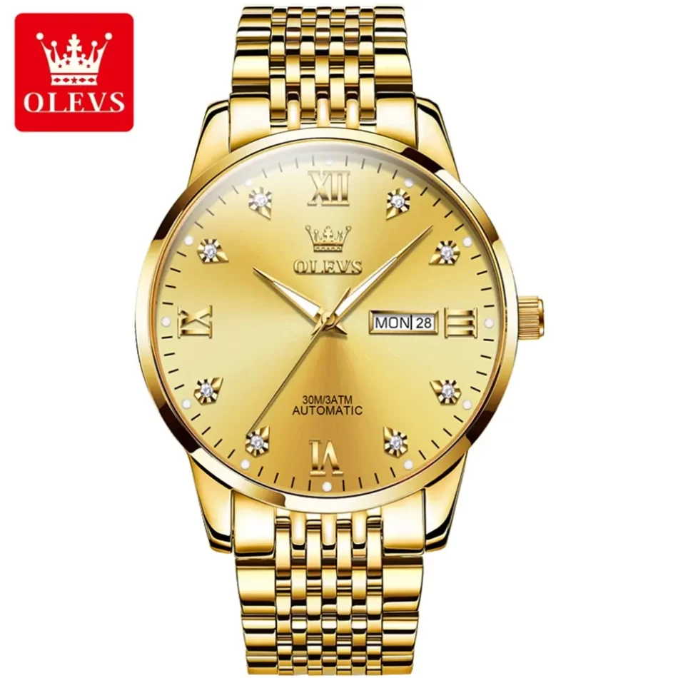 Olevs Men's Watch 6673 - Image 10