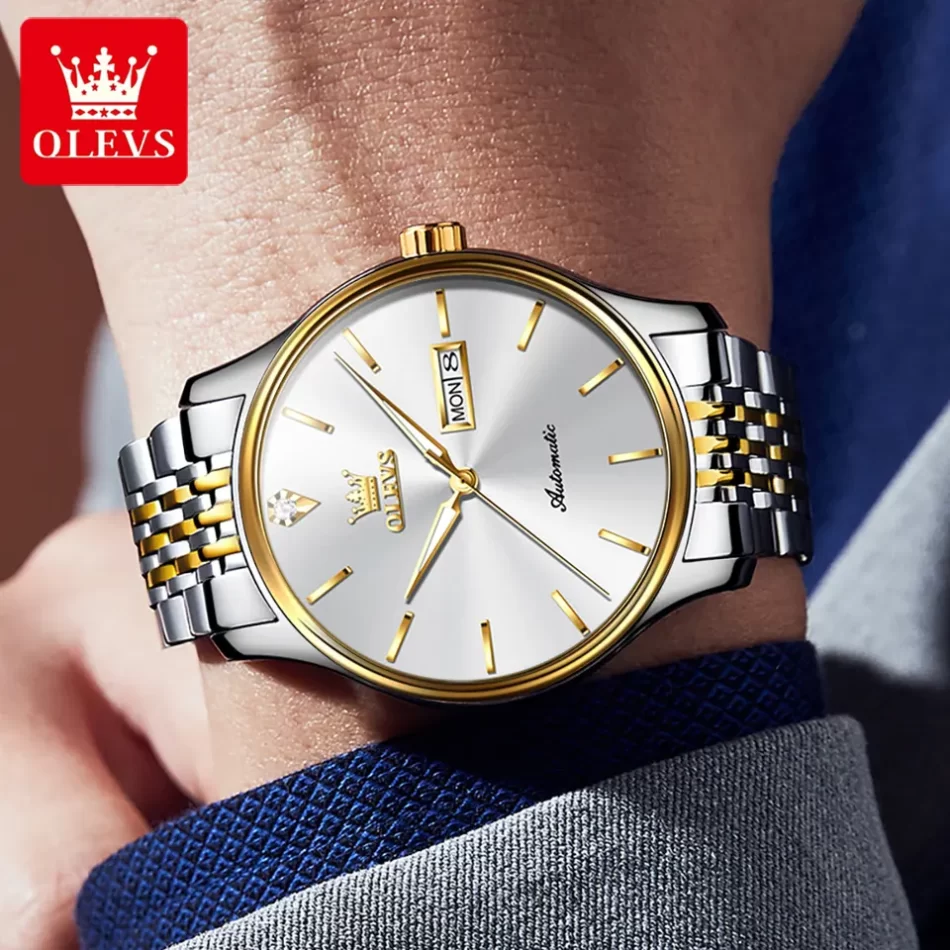 Olevs Men's Watch 9960 - Image 3