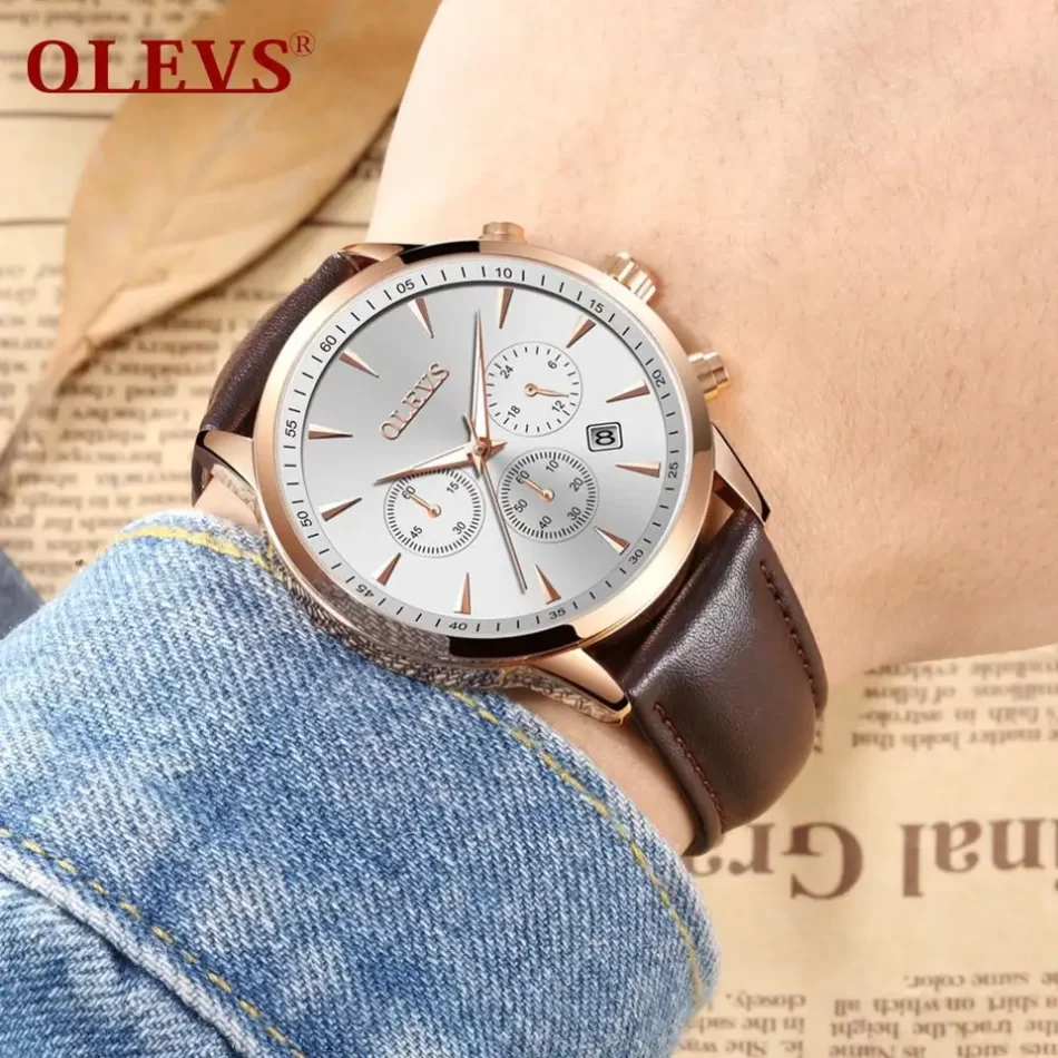 Olevs Men's Watch 2860 - Image 2