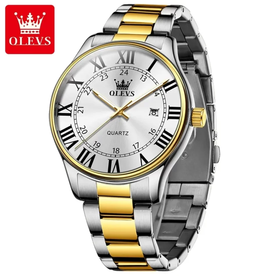 Olevs Men's Watch 2911 - Image 9