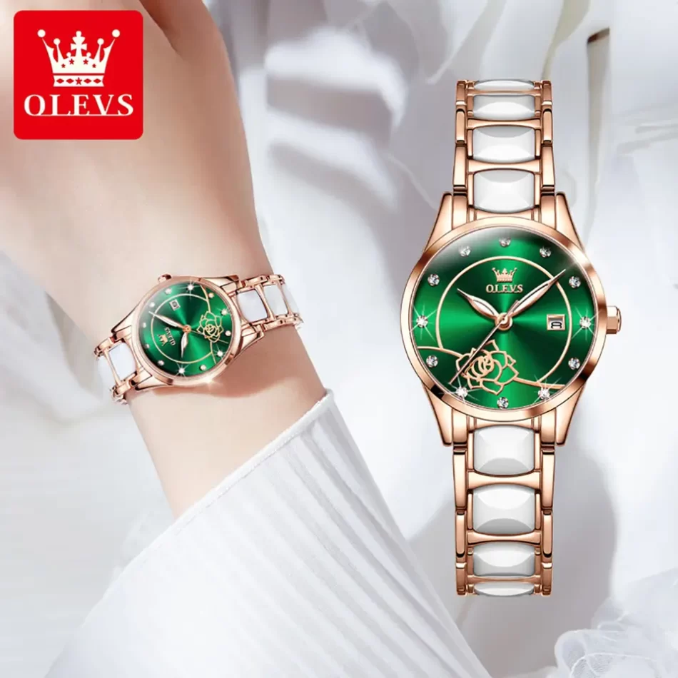 Olevs Women's Watch 3606 - Image 4