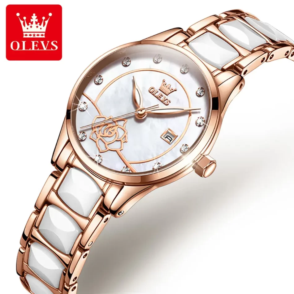 Olevs Women's Watch 3606 - Image 7