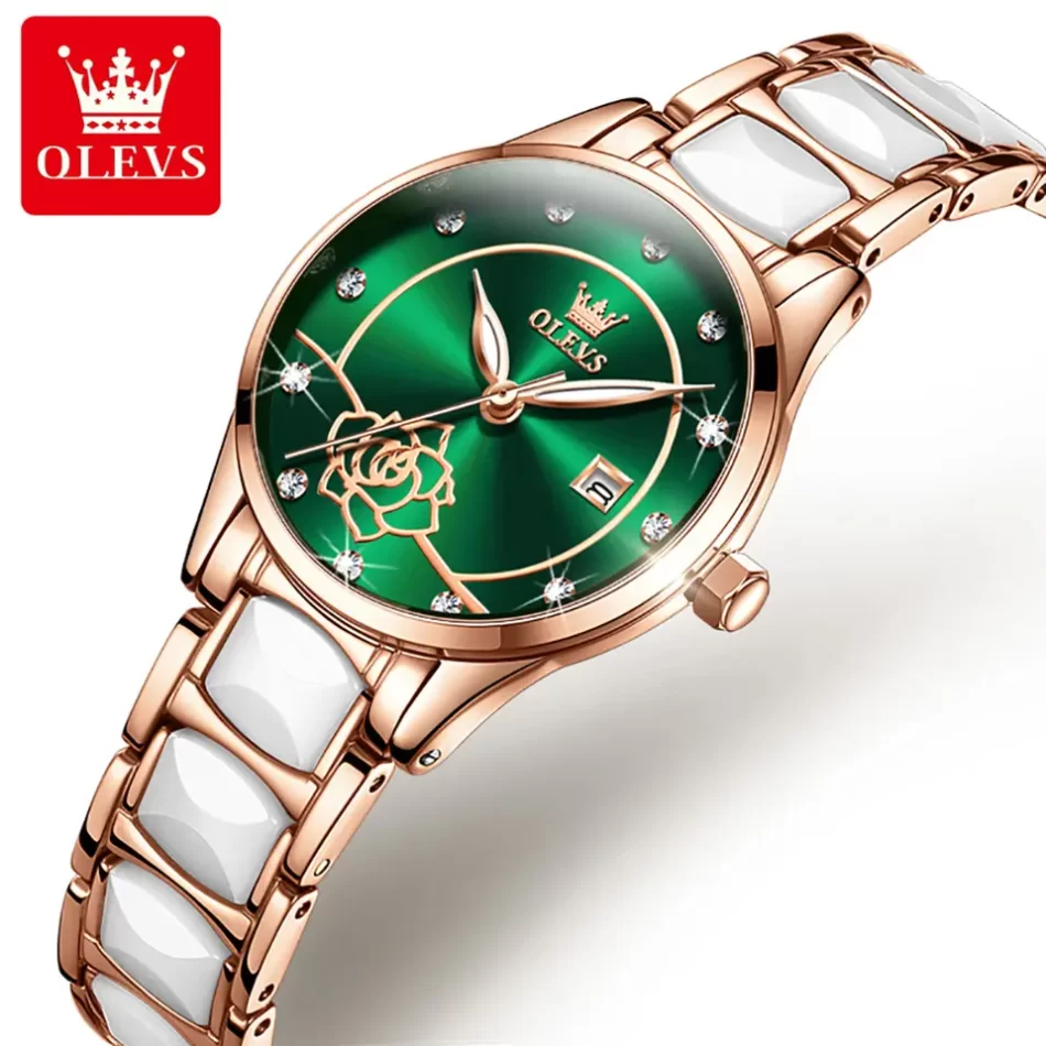 Olevs Women's Watch 3606 - Image 8