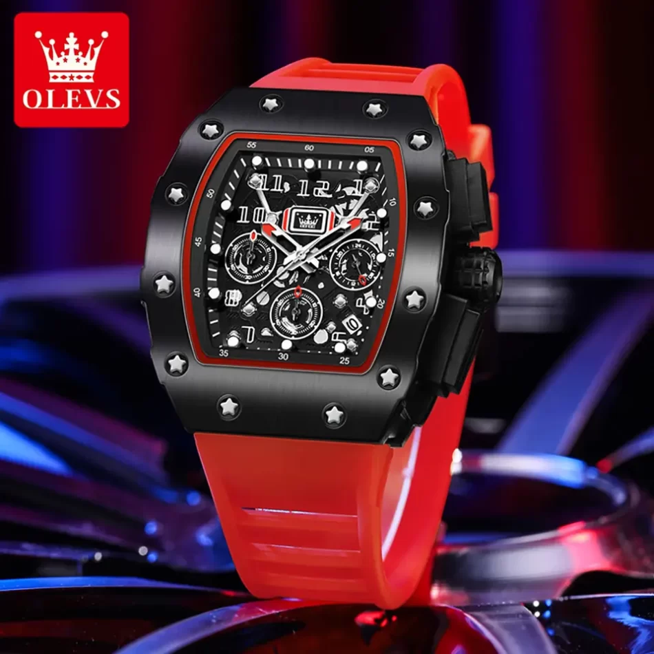 Olevs Men's Watch 3608 - Image 2