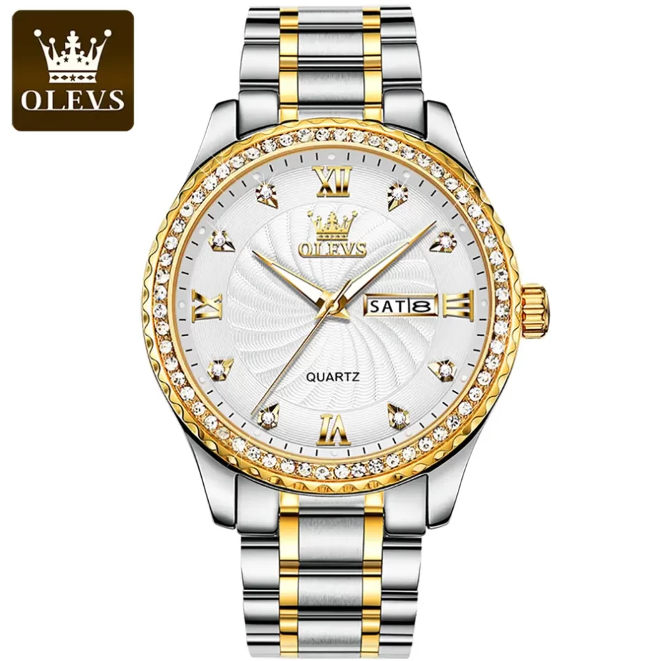 Olevs Men's Watch 5565 - Image 8