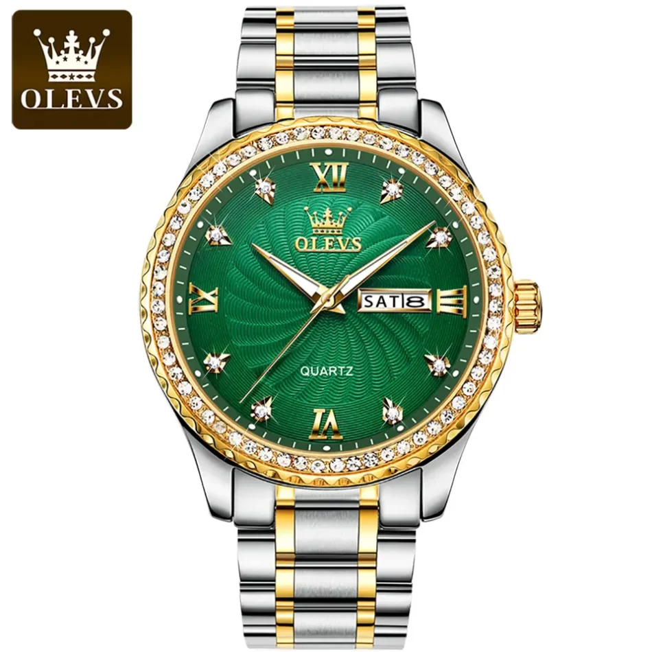 Olevs Men's Watch 5565 - Image 9