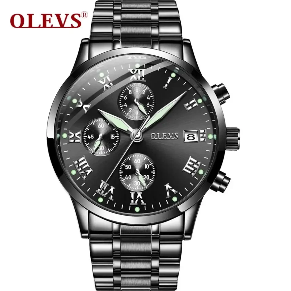 Olevs Men's Watch 5569 - Image 7