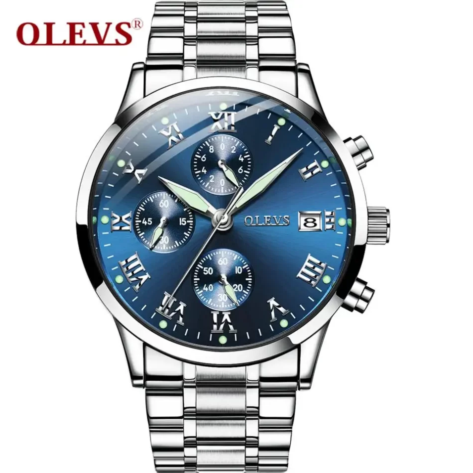 Olevs Men's Watch 5569 - Image 8