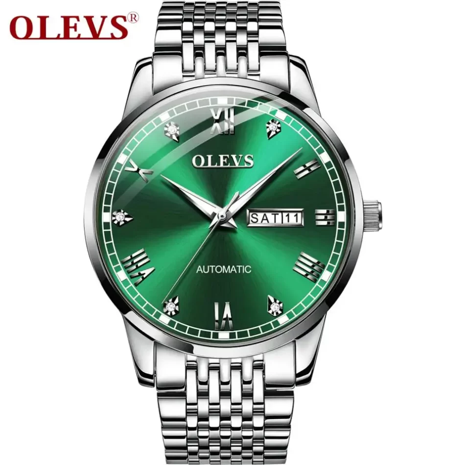 Olevs Men's Watch 6602 - Image 8