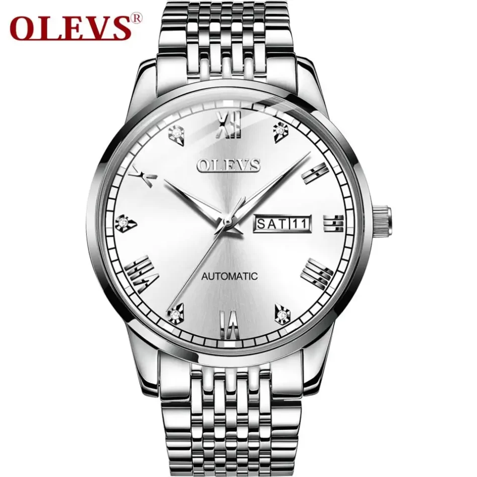 Olevs Men's Watch 6602 - Image 9