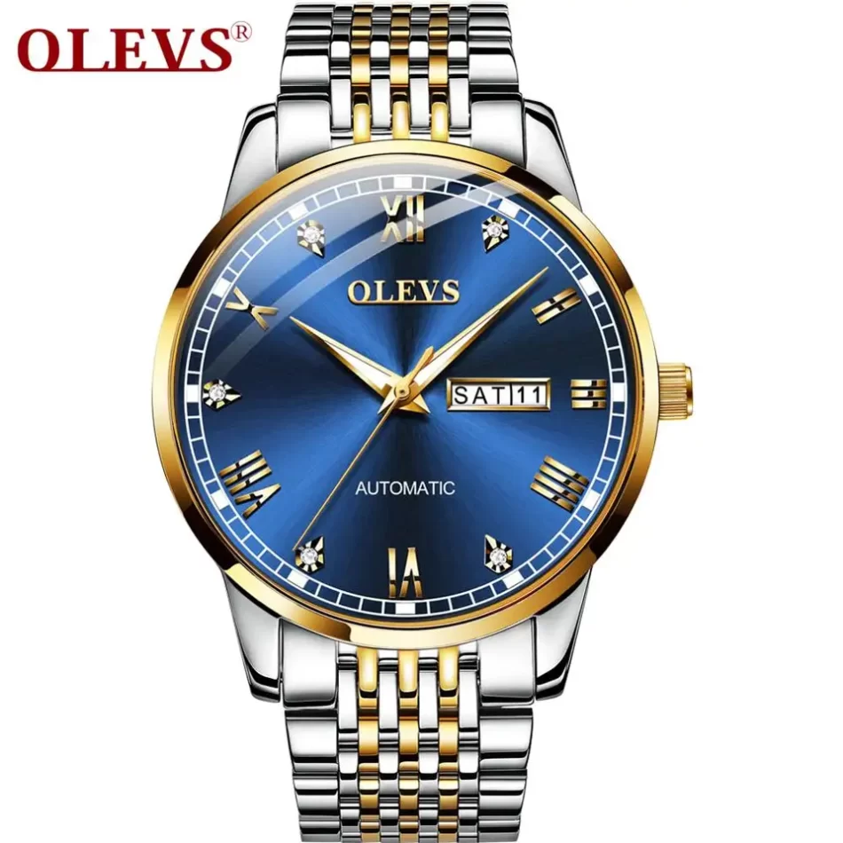 Olevs Men's Watch 6602 - Image 6