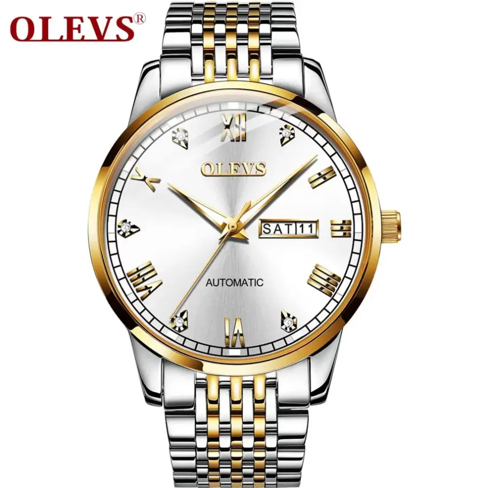 Olevs Men's Watch 6602 - Image 7