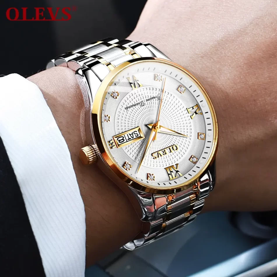 Olevs Men's Watch 6603 - Image 7