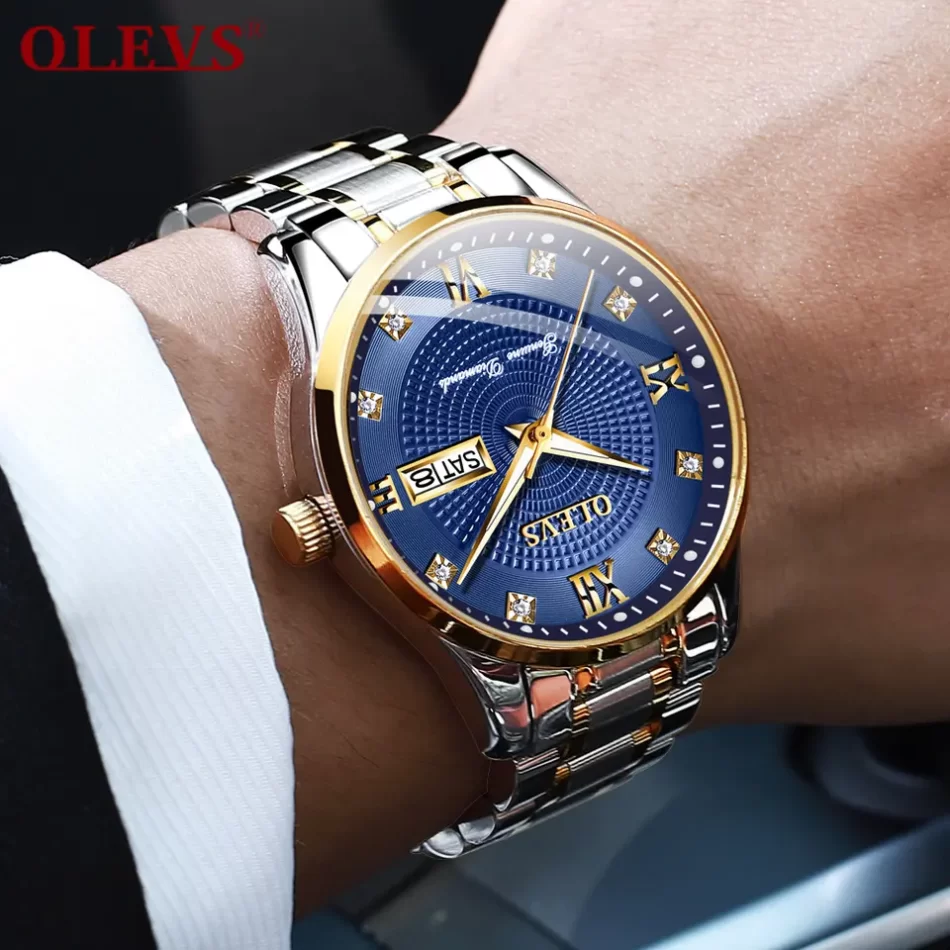 Olevs Men's Watch 6603 - Image 8