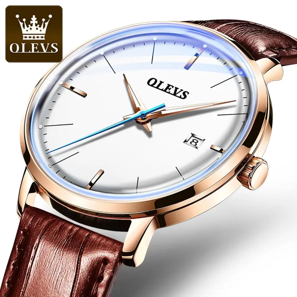 Olevs Men's Watch 6609 - Image 2