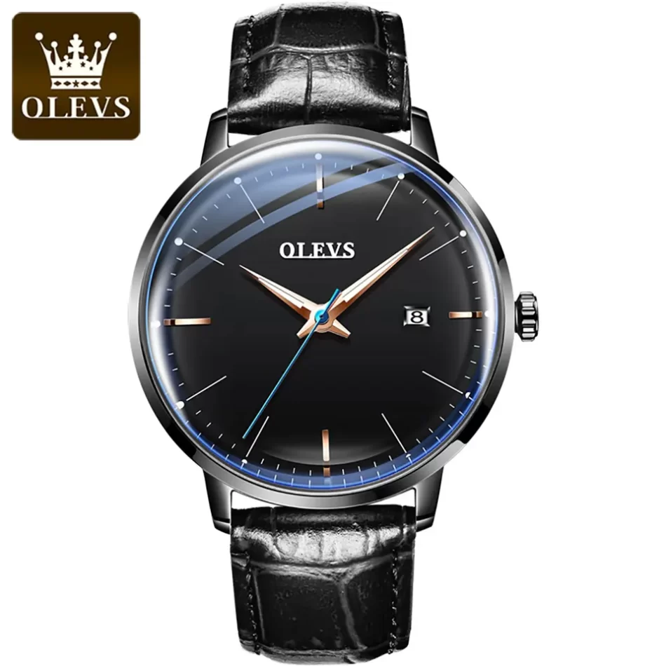 Olevs Men's Watch 6609 - Image 8