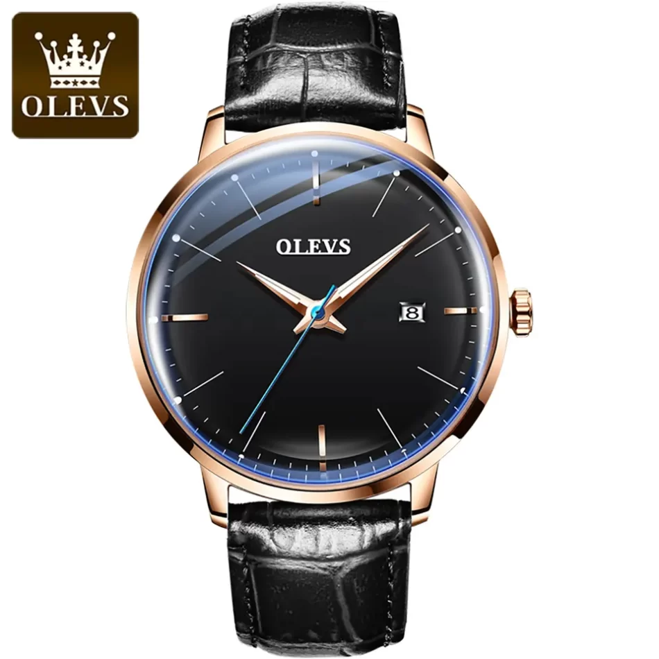 Olevs Men's Watch 6609 - Image 9