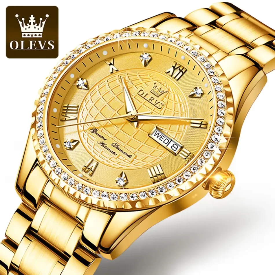 Olevs Men's Watch 6616 - Image 7