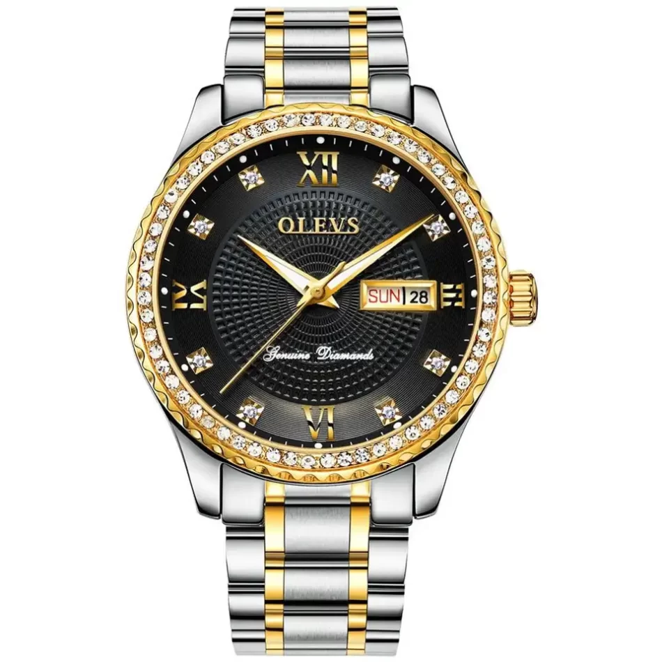 Olevs Men's Watch 6618 - Image 3