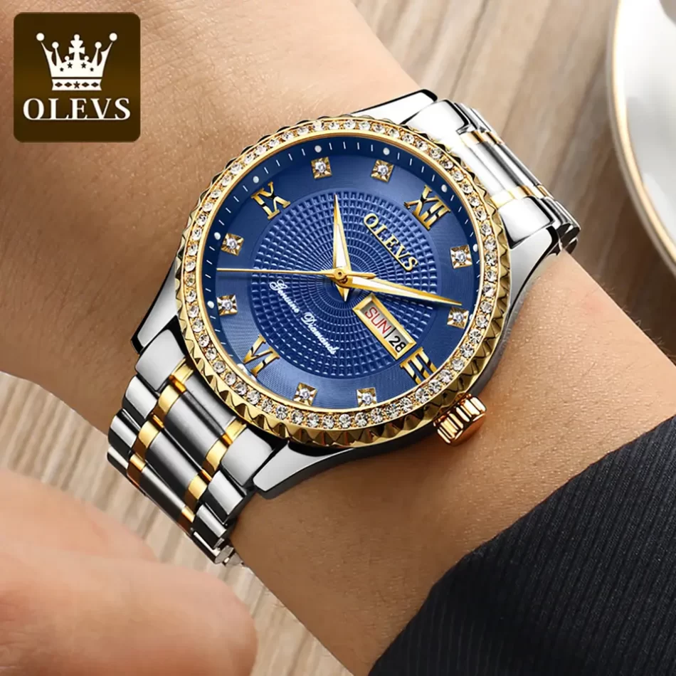 Olevs Men's Watch 6618 - Image 4