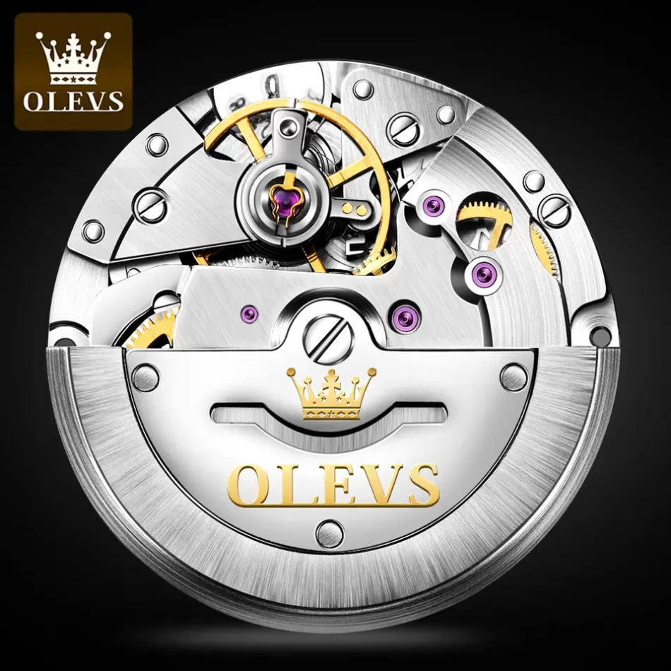 Olevs Couple Watch 6632 - Image 4