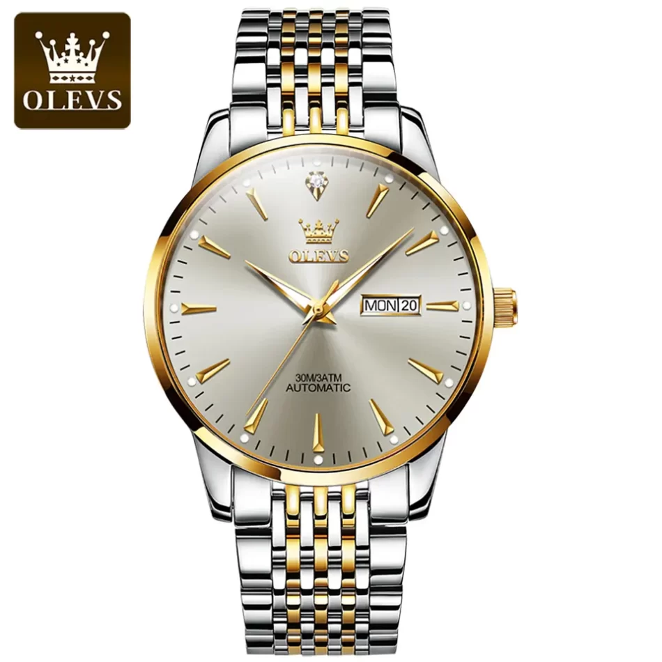 Olevs Men's Watch 6635 - Image 8