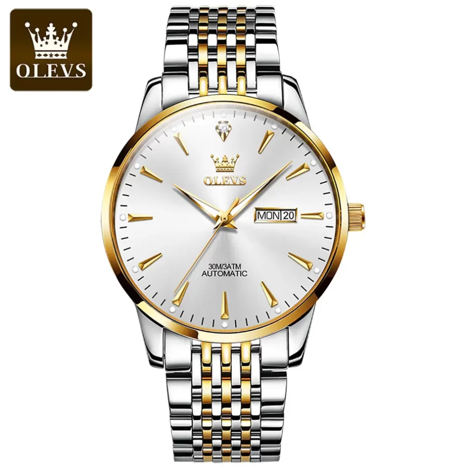 Olevs Men's Watch 6635 - Image 9