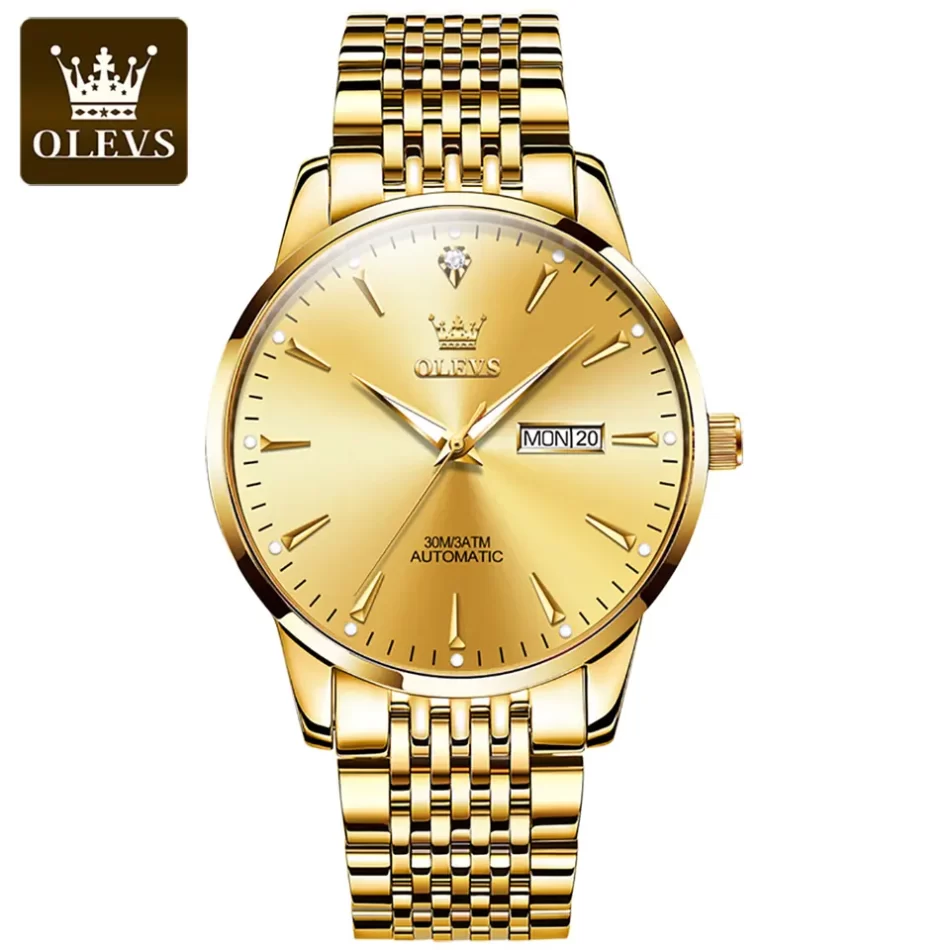 Olevs Men's Watch 6635 - Image 6