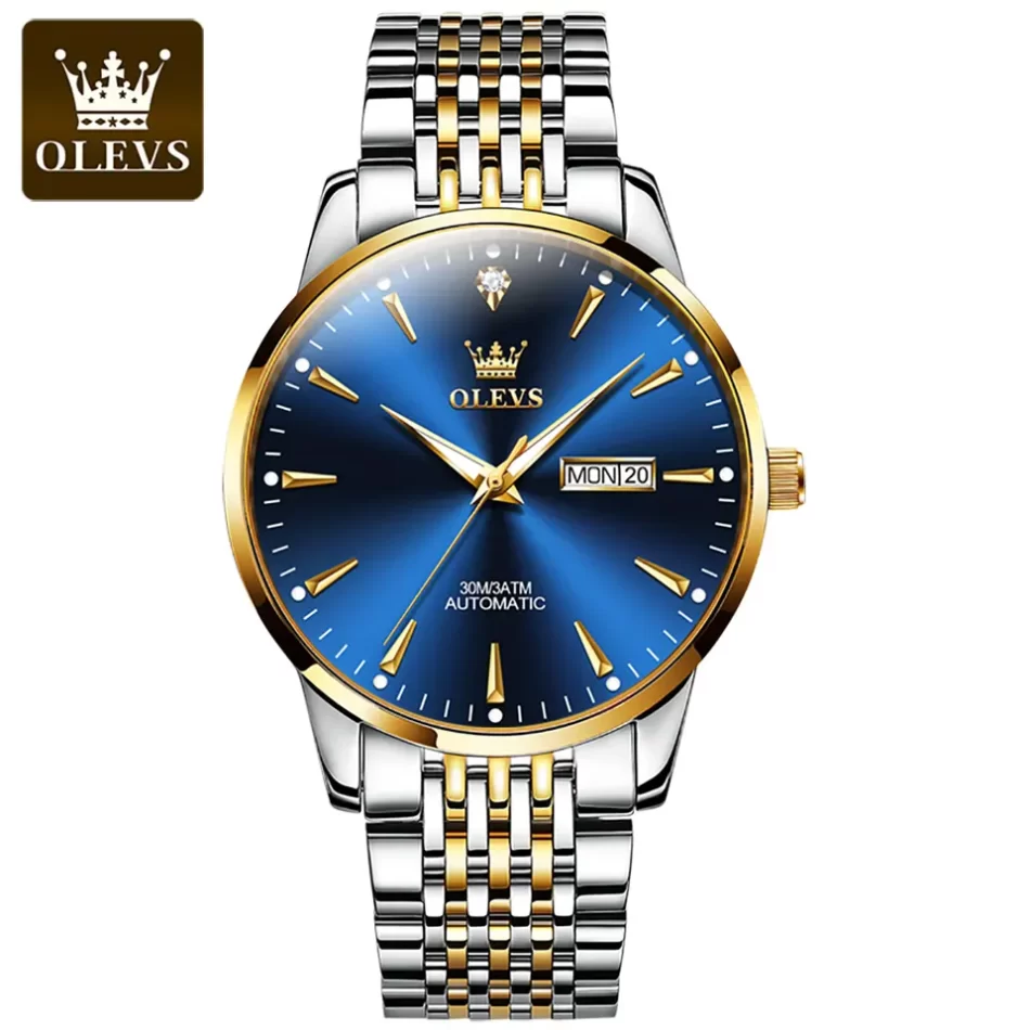 Olevs Men's Watch 6635 - Image 7