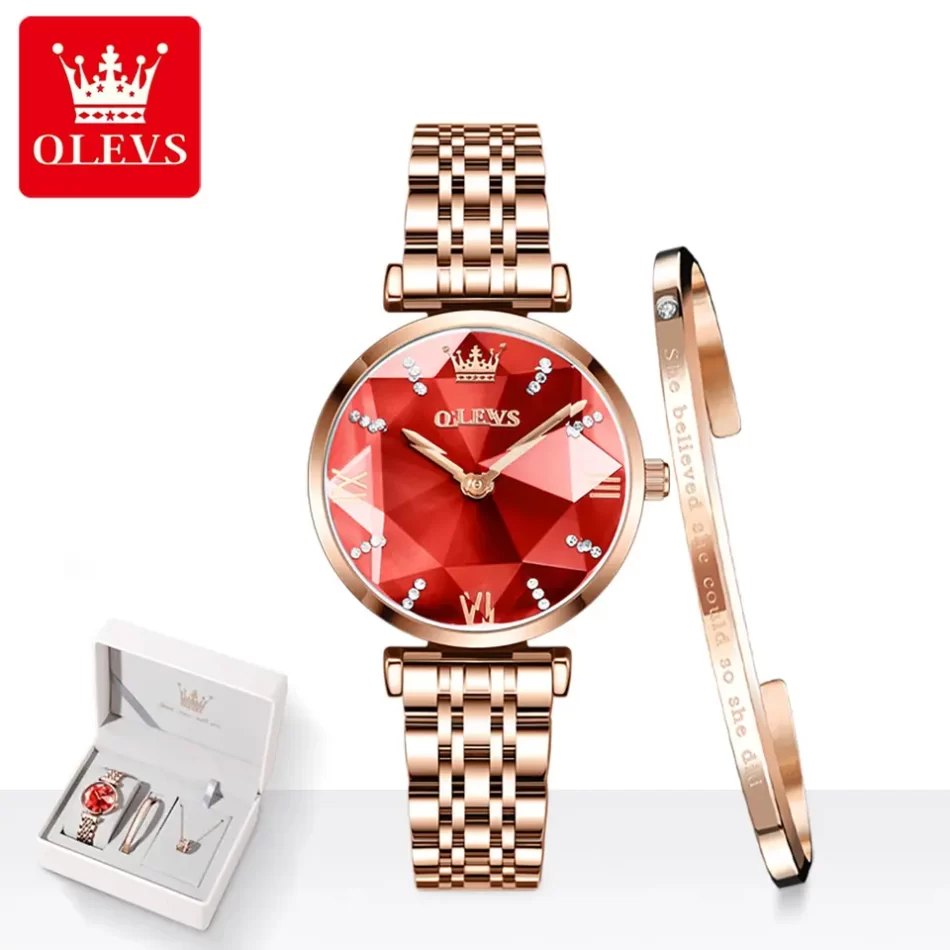 Olevs Women's Watch 6642 - Image 4