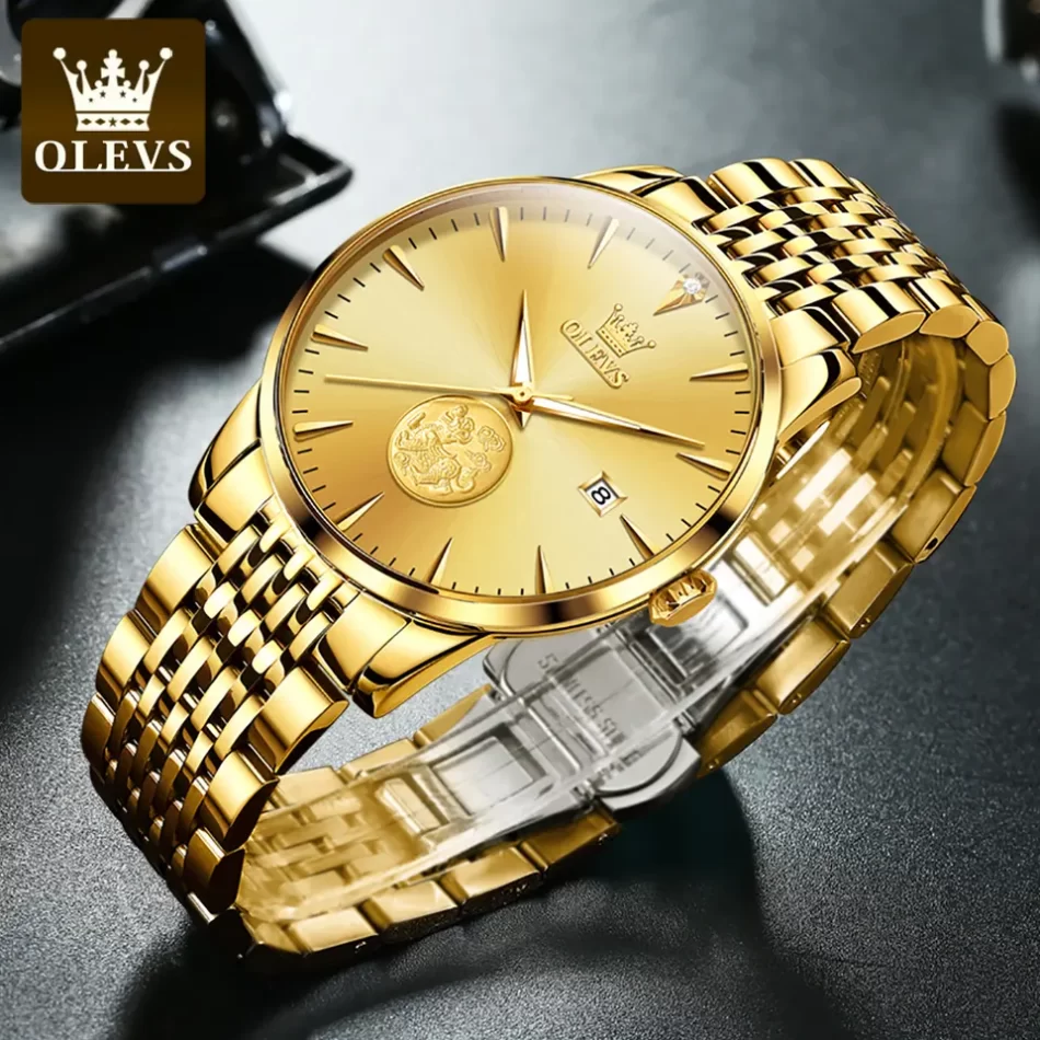 Olevs Men's Watch 6665 - Image 3