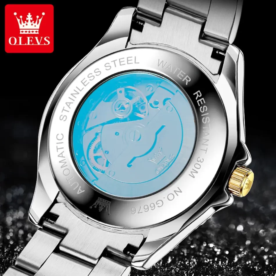 Olevs Men's Watch 6676 - Image 7