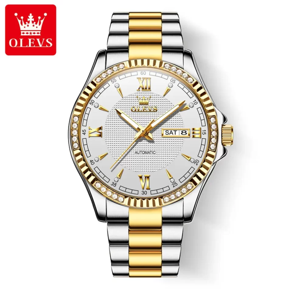 Olevs Men's Watch 6676 - Image 8