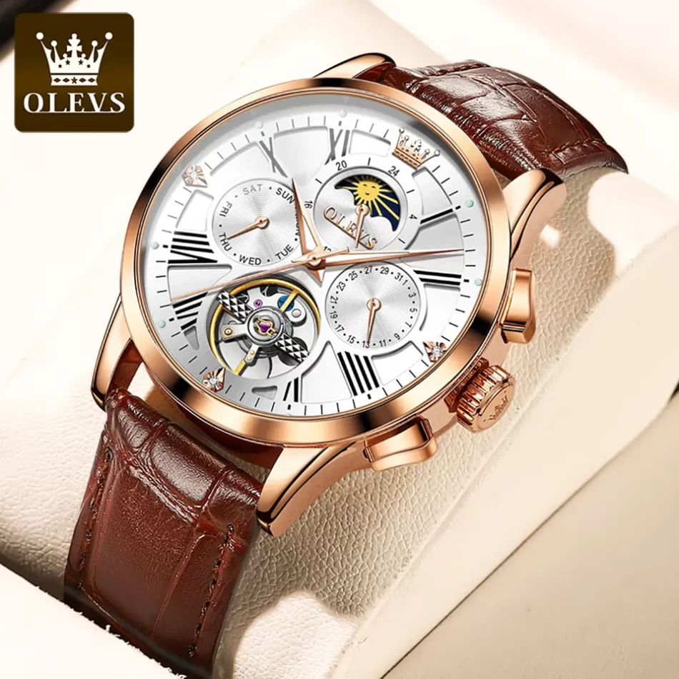 Olevs Men's Watch 9912 - Image 2