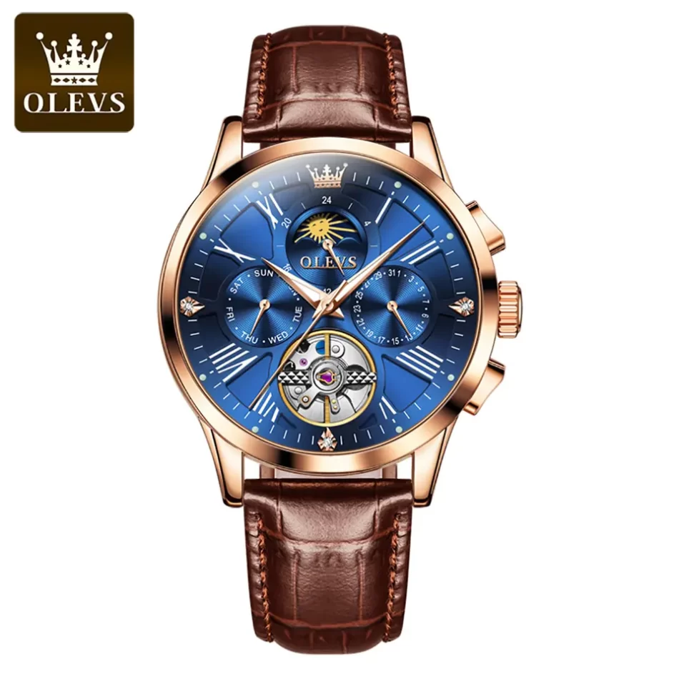 Olevs Men's Watch 9912 - Image 9