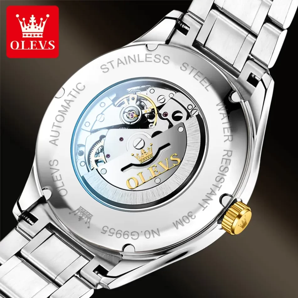 Olevs Men's Watch 9955 - Image 3