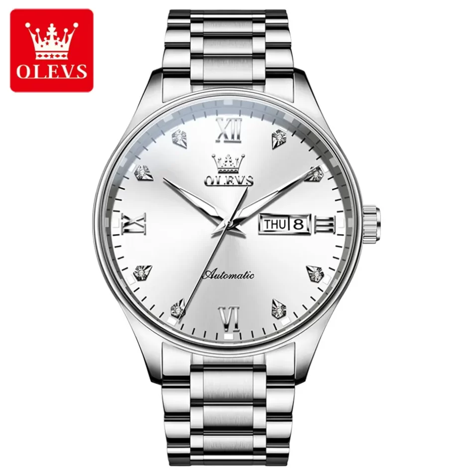 Olevs Men's Watch 9955 - Image 9