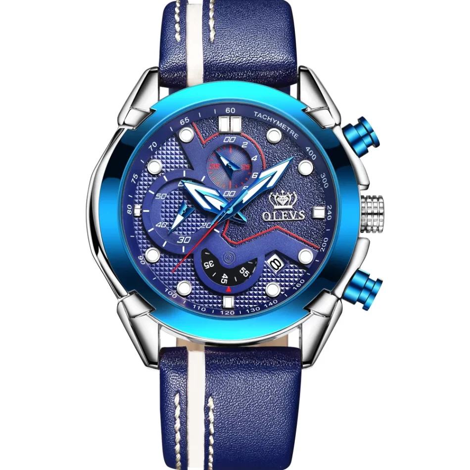 Olevs Men's Watch 9903 - Image 9