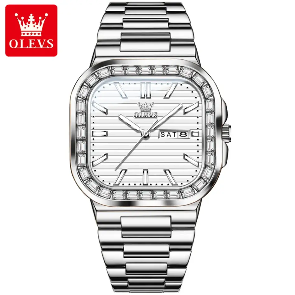 Olevs Men's Watch 9966 - Image 8