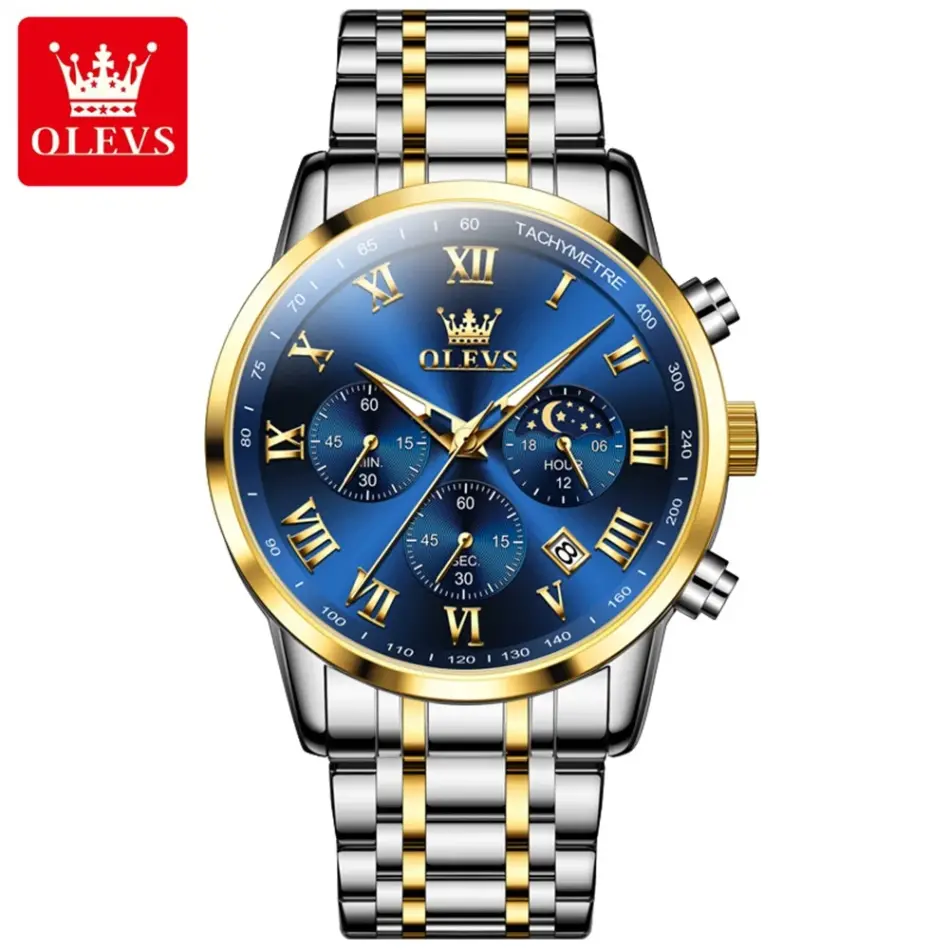 Olevs Men's Watch 5529S - Image 11