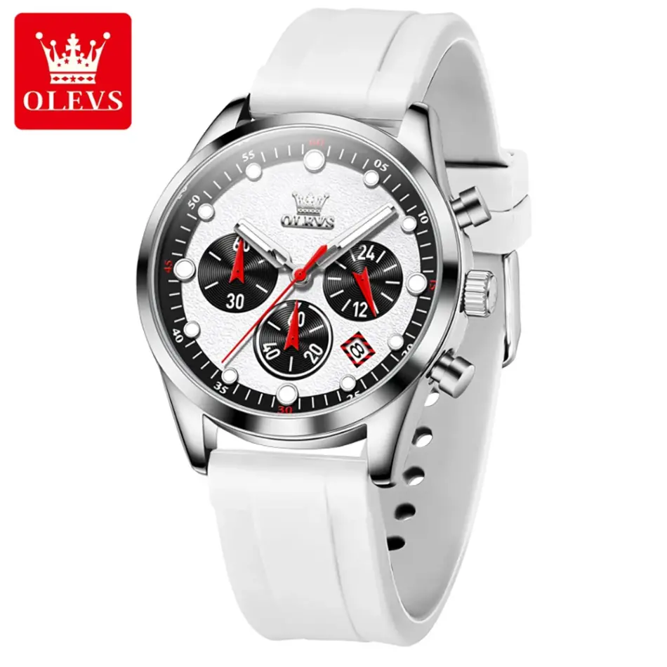 Olevs Men's Watch 5602 - Image 9