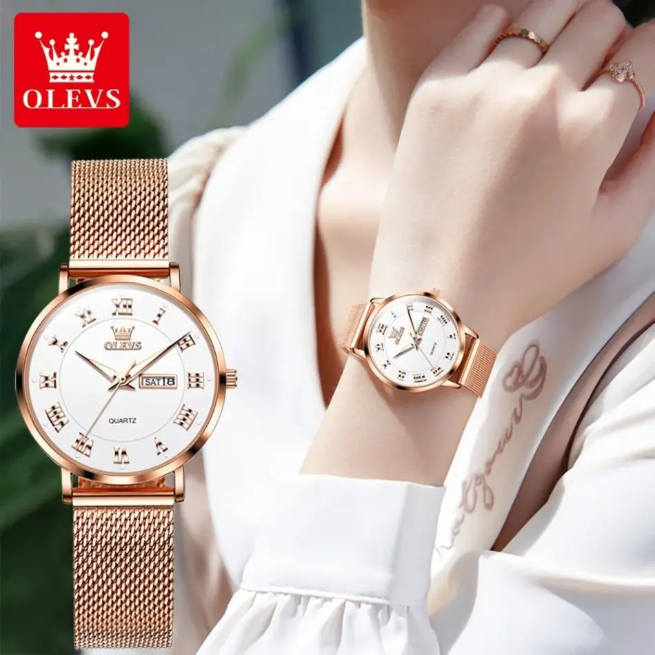 Olevs Women's Watch 2920 - Image 4