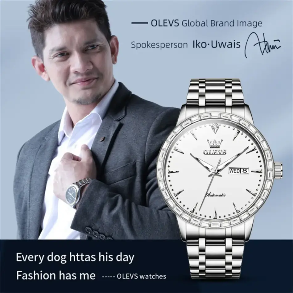 Olevs Men's Watch 7019 - Image 4