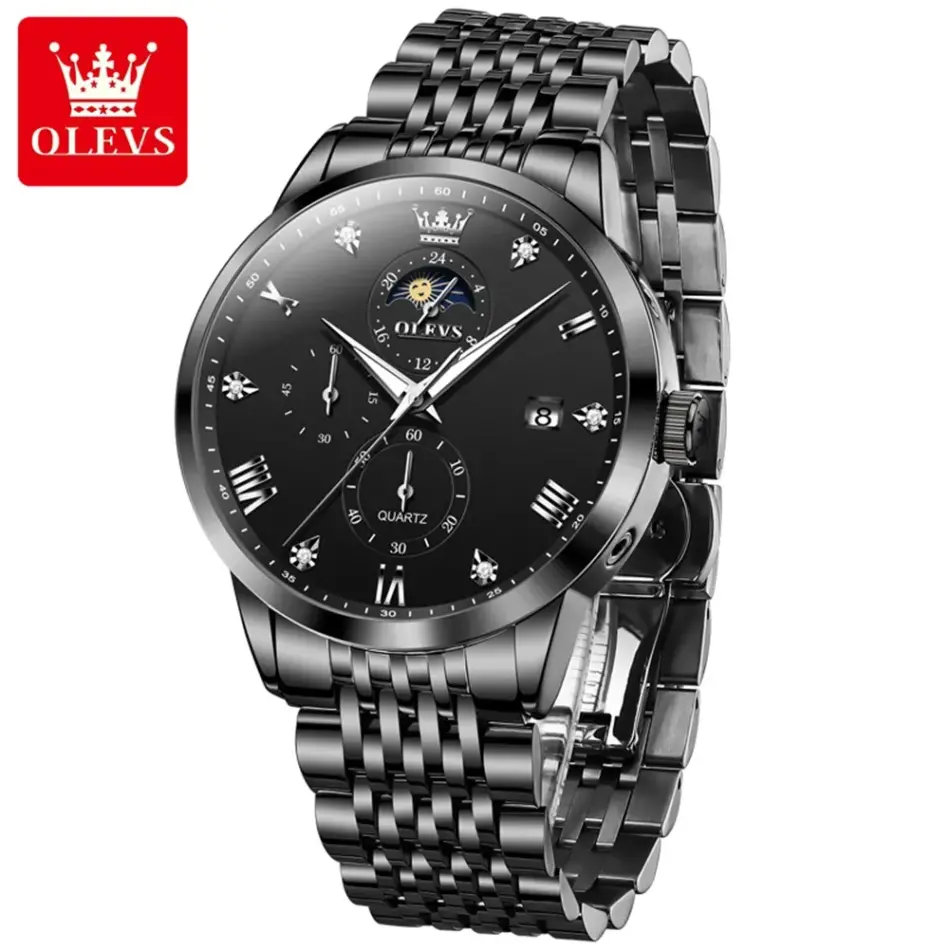 Olevs Men's Watch 2925 - Image 6