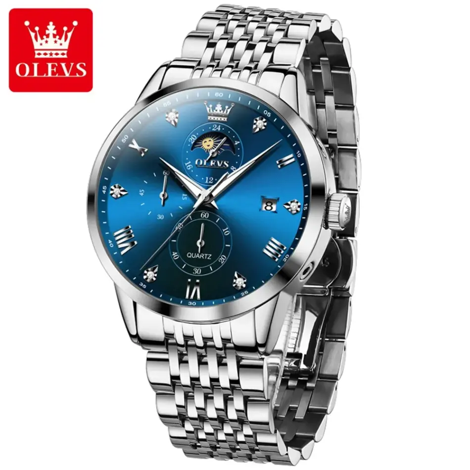 Olevs Men's Watch 2925 - Image 7