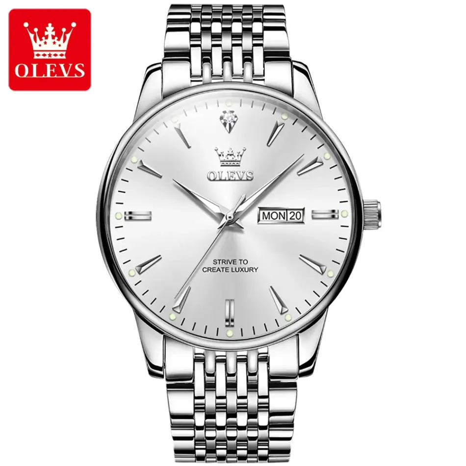 Olevs Men's Watch 2929 - Image 7