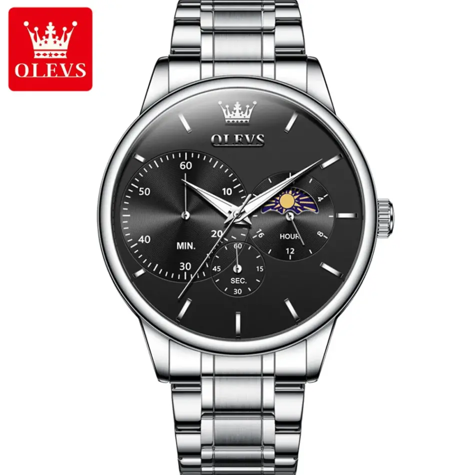 Olevs Men's Watch 2936 - Image 6