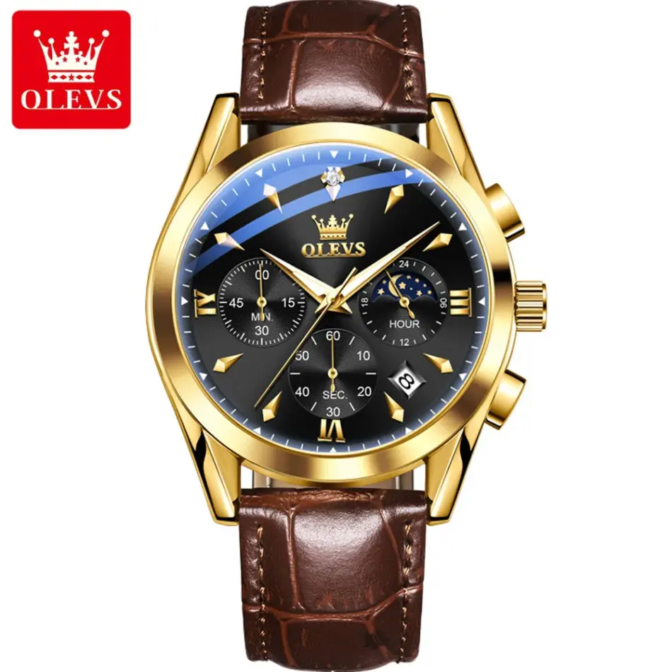 Olevs Men's Watch 3609 - Image 11