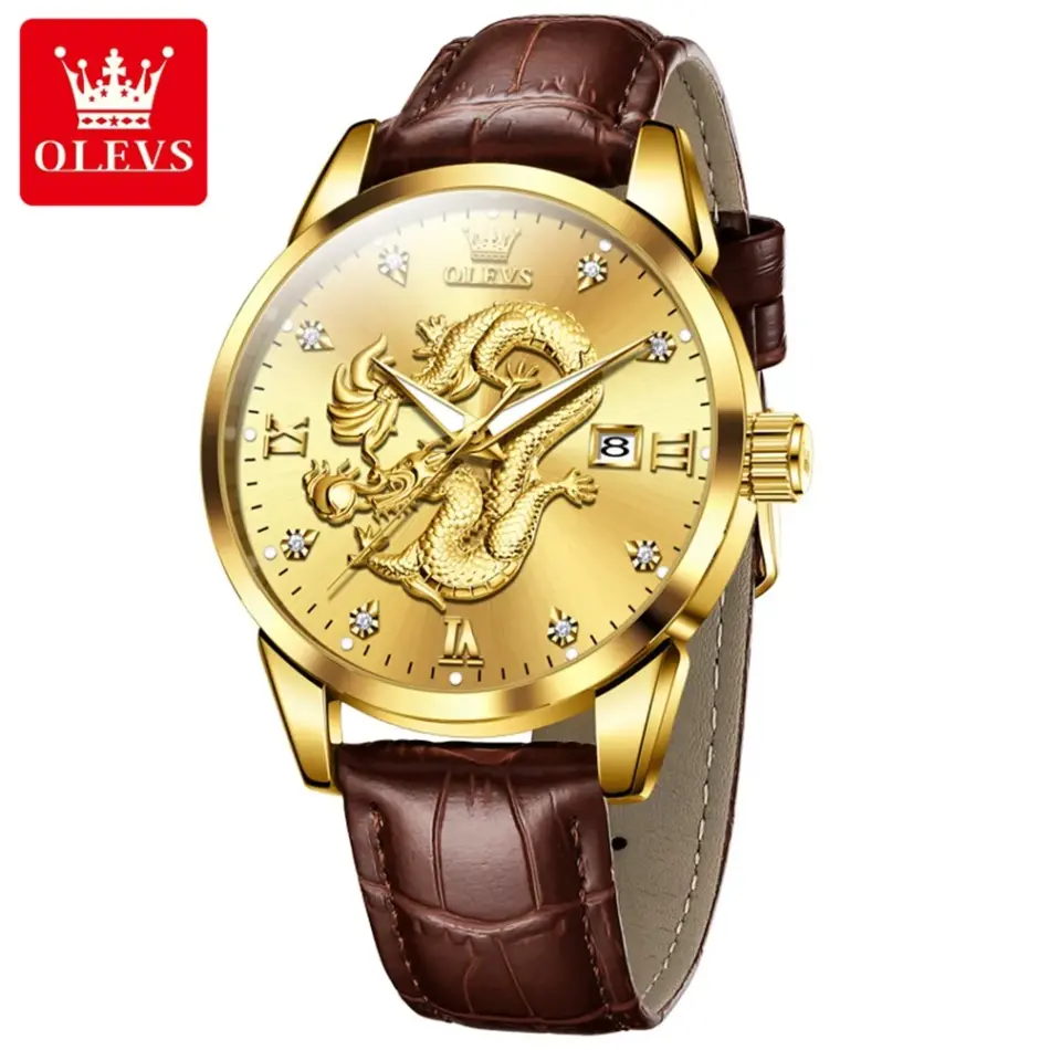 Olevs Men's Watch 3619 - Image 10